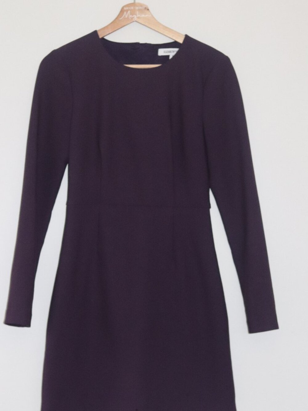Elizabeth and James Plum Purple Cut-Out Back Mini Dress | Size 4 | Cocktail